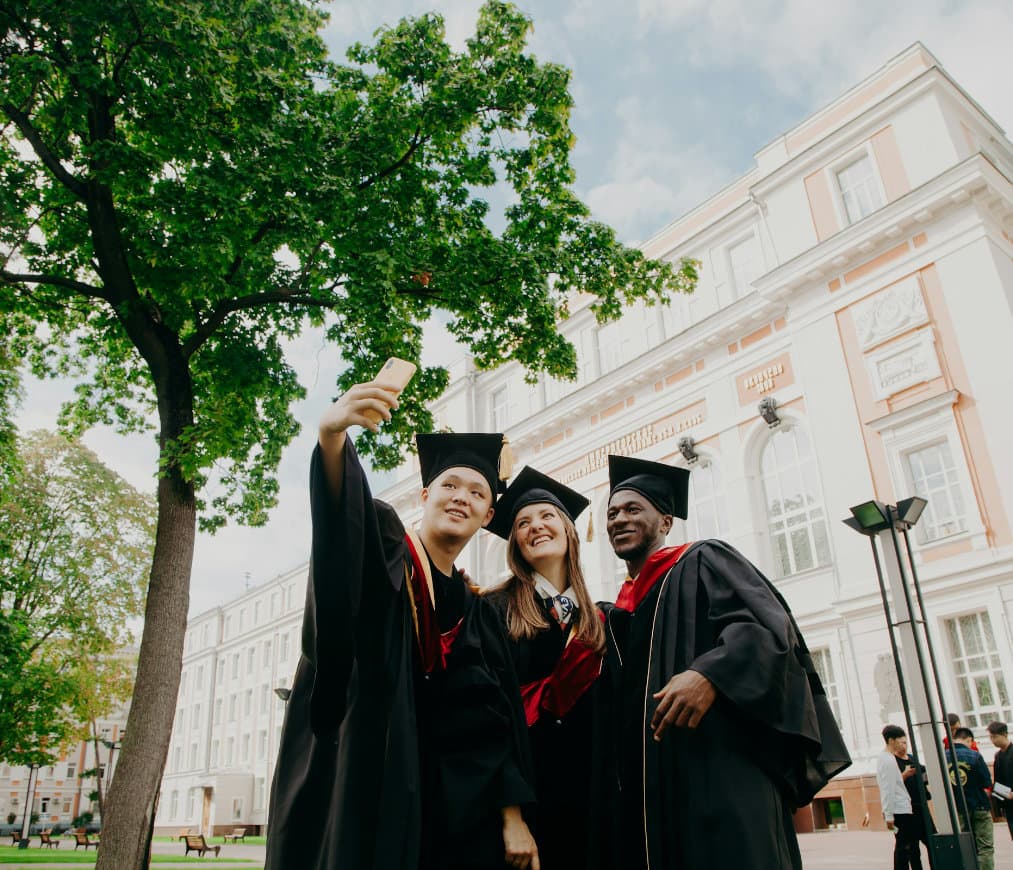 Students studying abroad